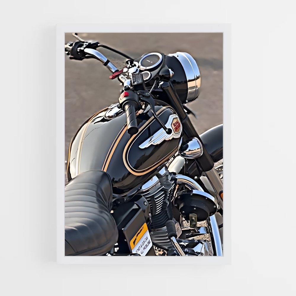 Poster Vibration Balle – affiche Royal Enfield (vue 3)